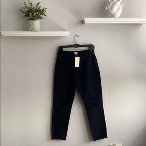 Mid Rise Ripped Tobi Jeans